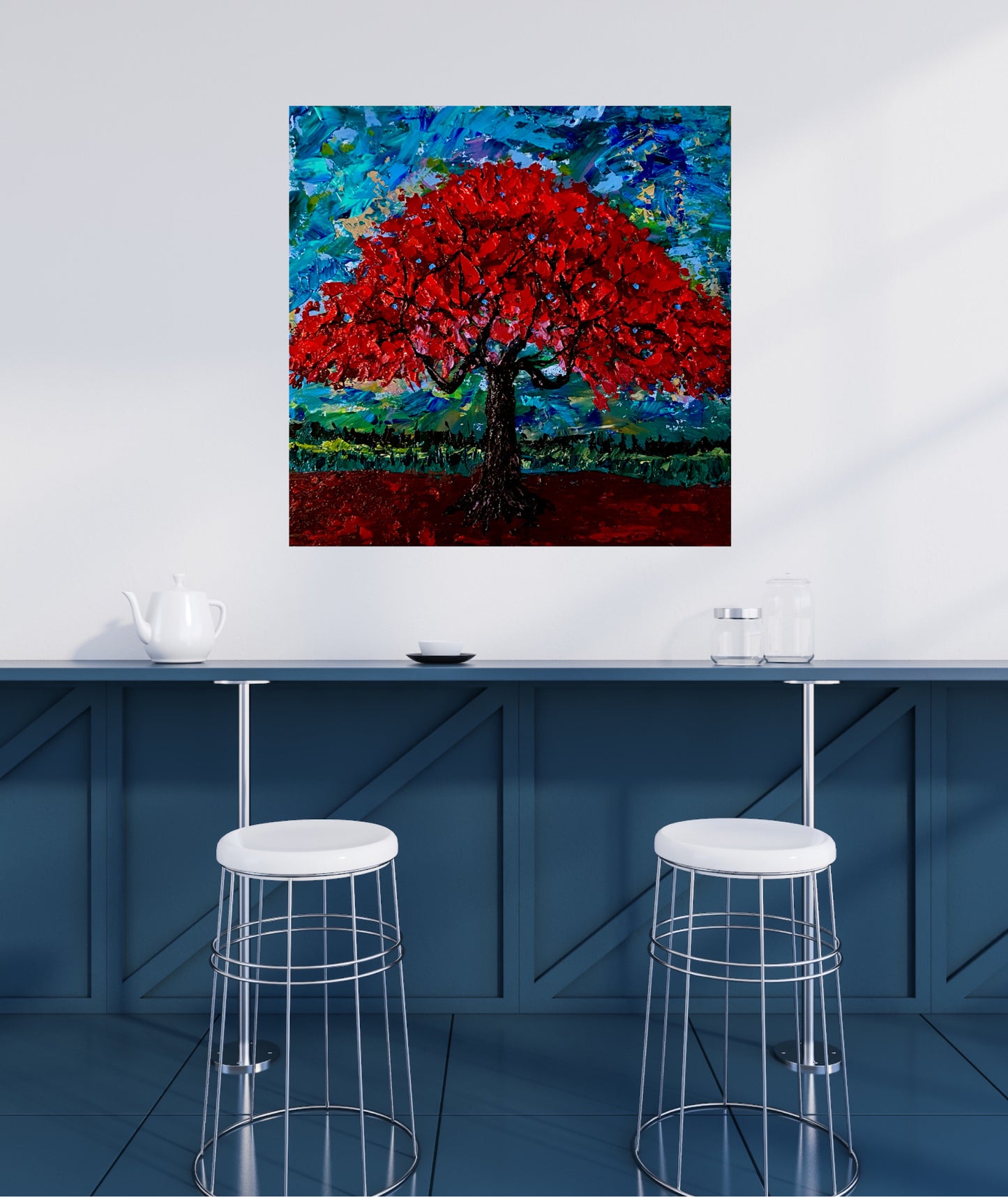 "Harmony of Nature: Flamboyant Tree"