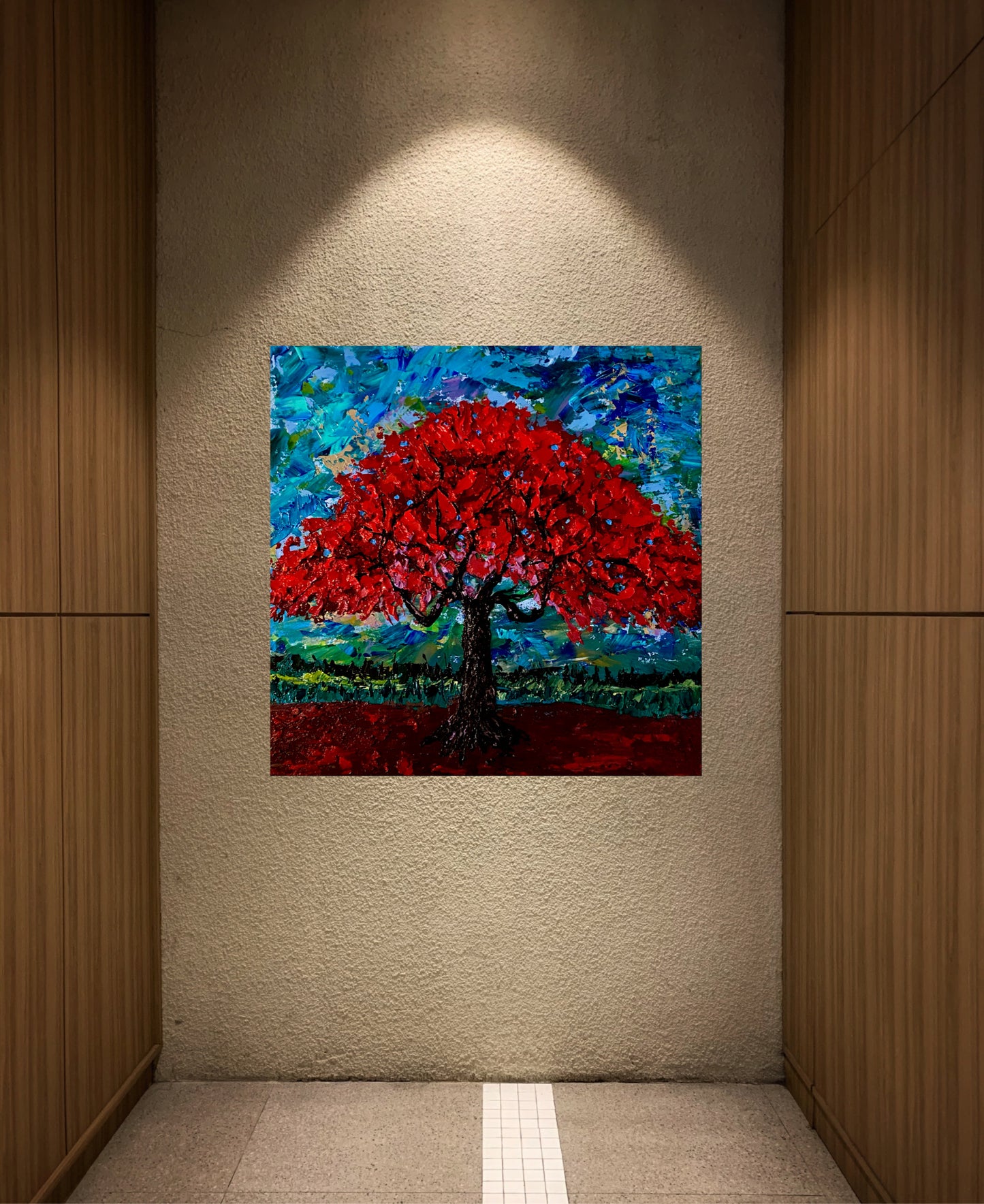 "Harmony of Nature: Flamboyant Tree"